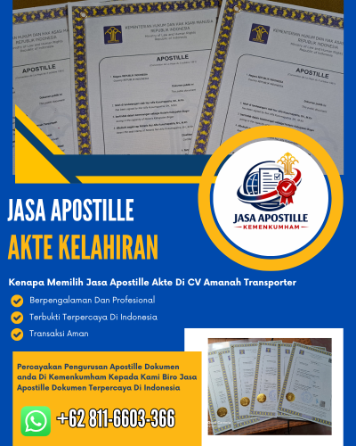Jasa Apostille Akte