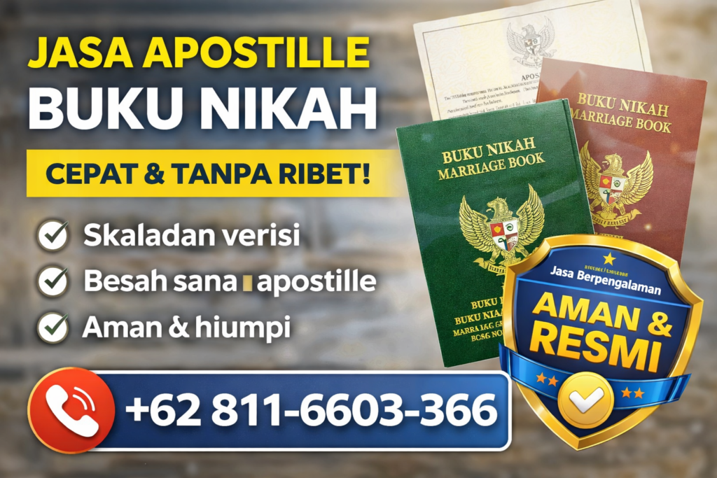 Jasa Apostille Buku Nikah