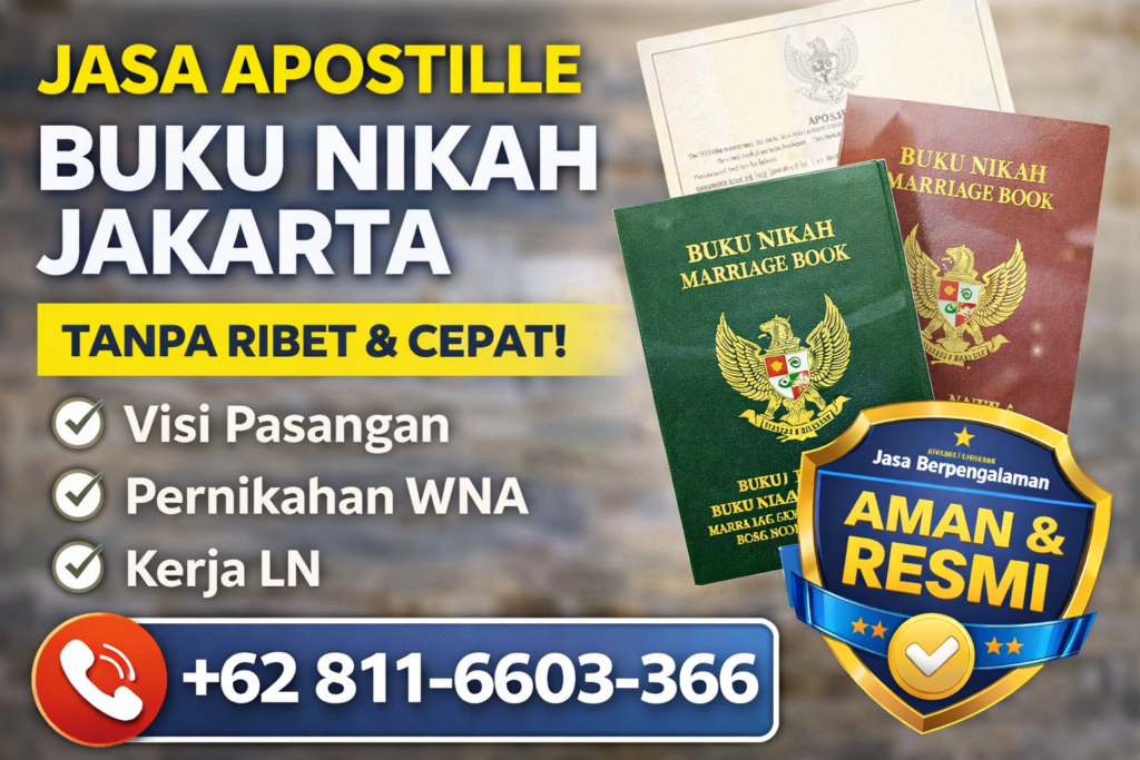 Jasa Apostille Buku Nikah Jakarta