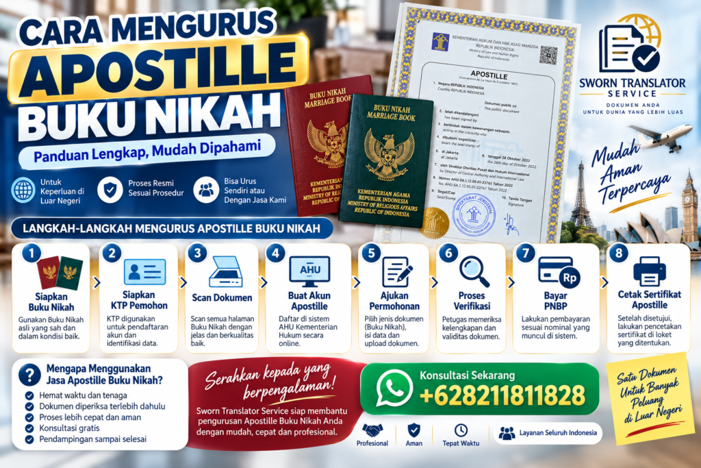 Cara Mengurus Apostille Buku Nikah