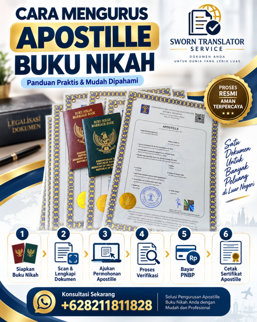Cara Mengurus Legalisasi Apostille Buku Nikah