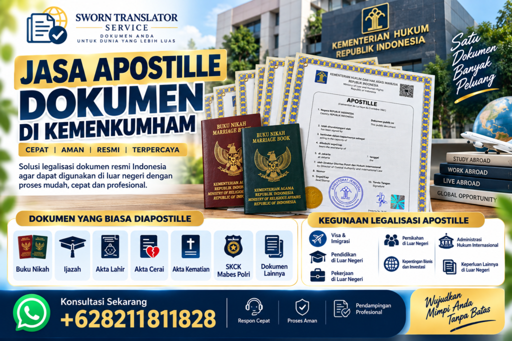 Jasa Apostille Dokumen Di Kemenkumham