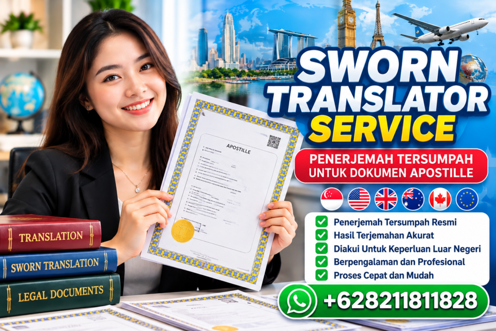 Jasa Penerjemah Tersumpah untuk Syarat Legalisasi Apostille