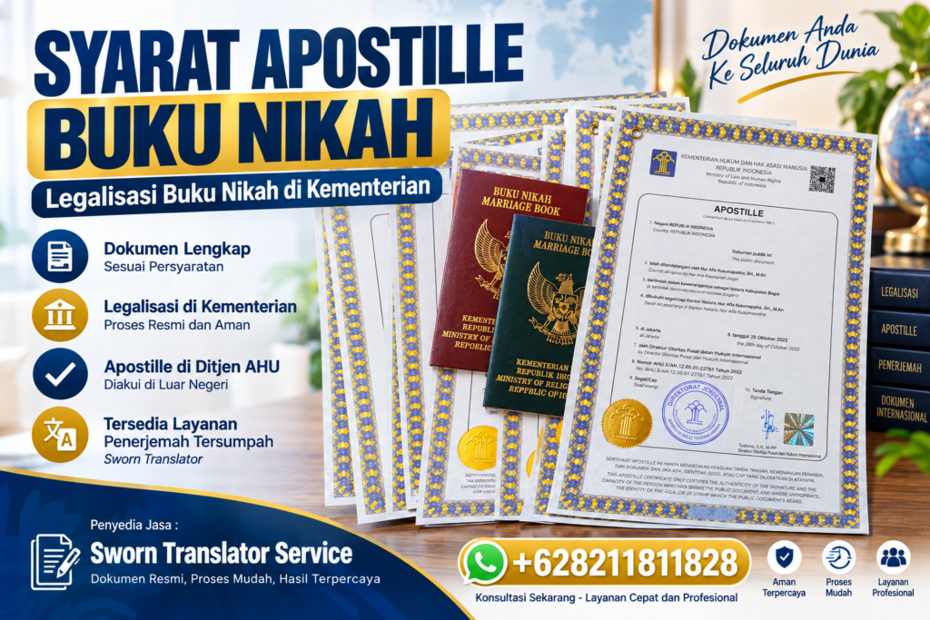 Syarat Apostille Buku Nikah