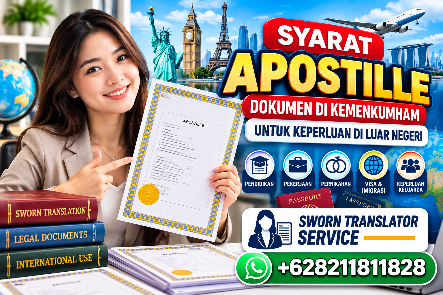 Syarat Apostille Dokumen Di Kemenkumham